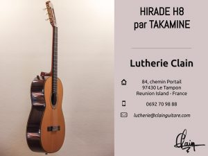 Guitare Hirade H8 par Takamine